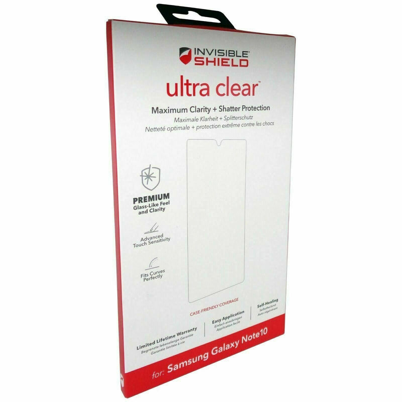 Zagg Samsung Galaxy Note10 Invisible Shield Ultra Clear Screen Protector My Outlet Store