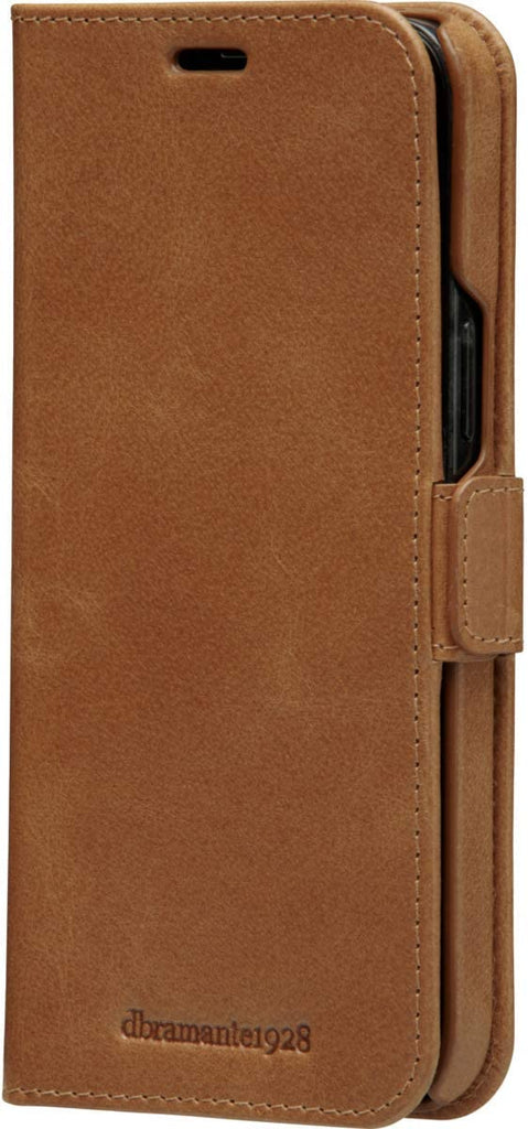 dbramante1928 Wallet Real Leather Case iPhone X/Xs/Xs Max/XR/11/11 Pro Tan/Black My Outlet Store