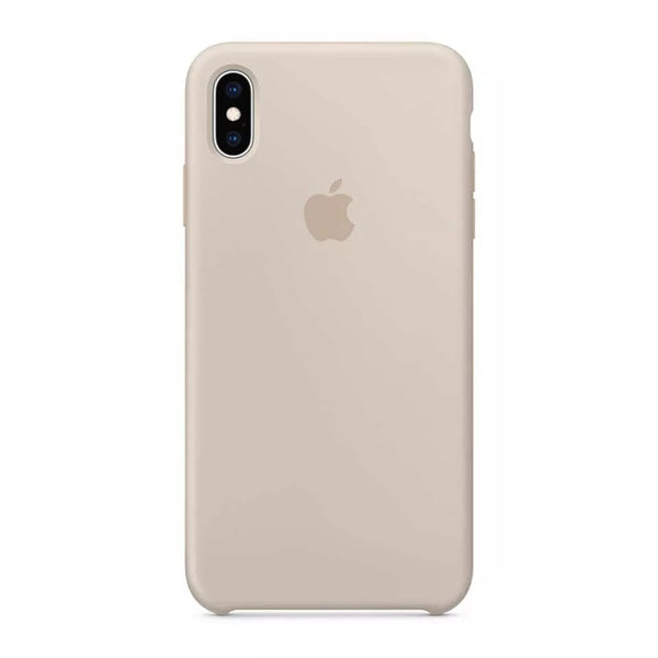Apple iPhone XS Max Silicone Case Cover Stone