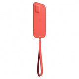 Apple iPhone 12 / 12 Pro Leather Sleeve with MagSafe - Pink Citrus My Outlet Store
