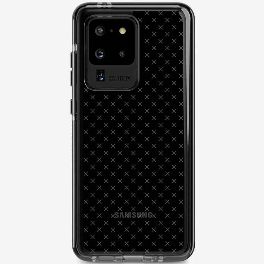 tech21 Evo Check Antimicrobial Slim Case Cover for Galaxy S20 Ultra Smokey/Black My Outlet Store