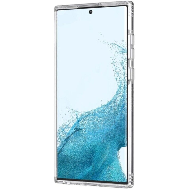 tech21 Samsung Galaxy S22 Ultra EvoClear Antimicrobial Tough Clear Case Cover My Outlet Store