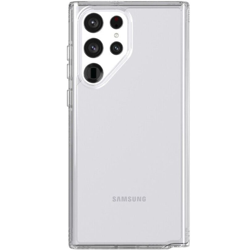 tech21 Samsung Galaxy S22 Ultra EvoClear Antimicrobial Tough Clear Case Cover My Outlet Store