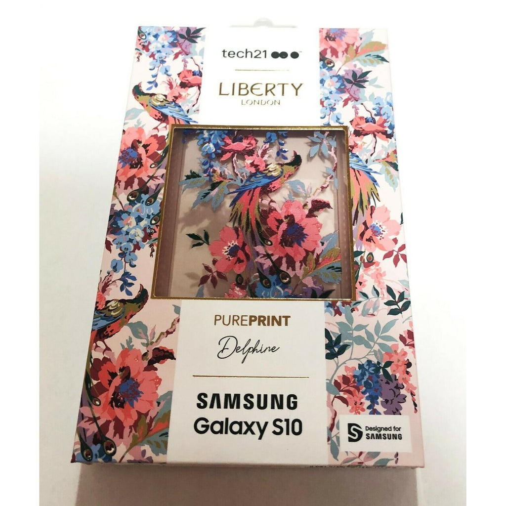 tech21 PurePrint Liberty London Stylish Fashion Back Case for Samsung Galaxy S10 My Outlet Store
