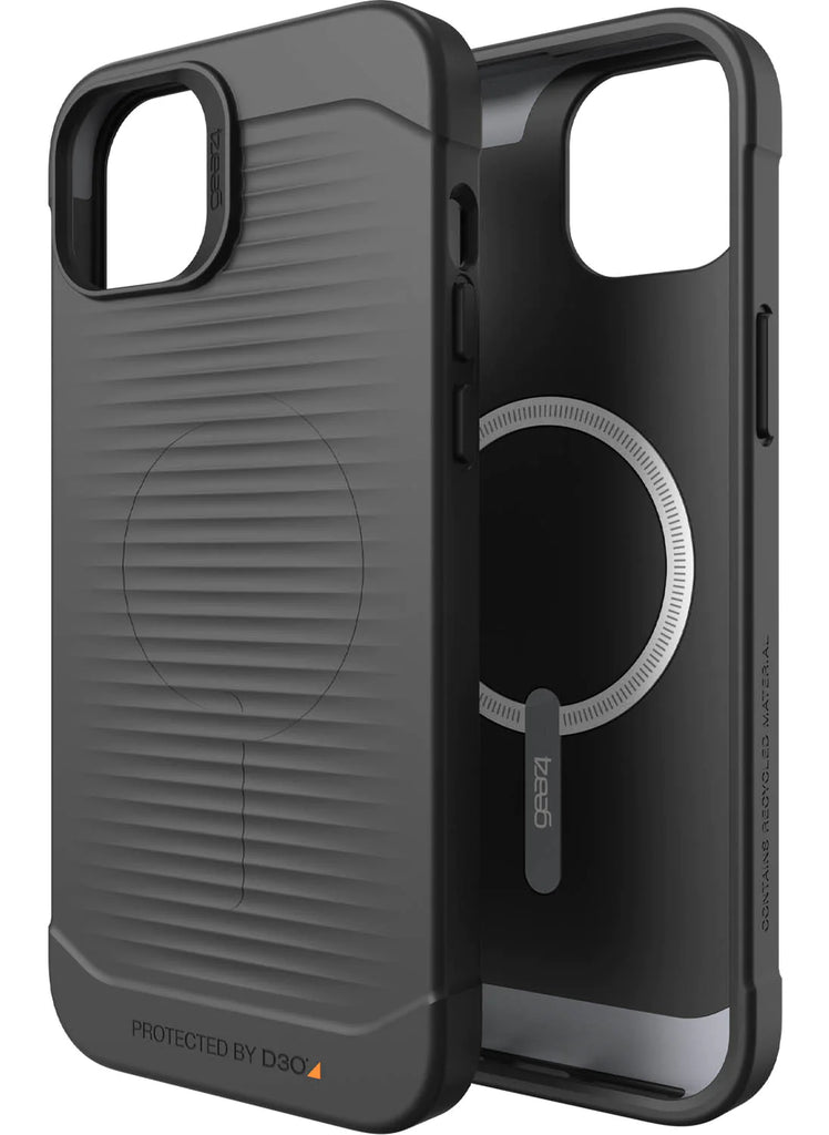 Gear4 Havana Snap Back Case for iPhone 14/13 - MagSafe Compatible - Black My Outlet Store