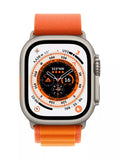 Apple Watch Strap 49mm Orange Alpine Loop Band M Titanium Buckle Original My Outlet Store