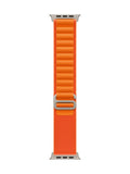 Apple Watch Strap 49mm Orange Alpine Loop Band M Titanium Buckle Original My Outlet Store