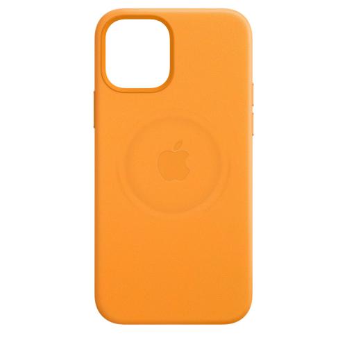 Apple iPhone 12 Pro Max Leather Case with MagSafe - California Poppy My Outlet Store