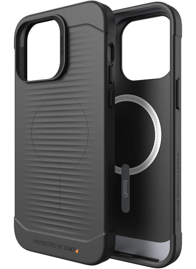 Gear4 Havana Snap Back Case for iPhone 14 Pro - MagSafe Compatible - Black My Outlet Store