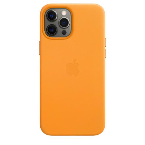 Apple iPhone 12 Pro Max Leather Case with MagSafe - California Poppy My Outlet Store