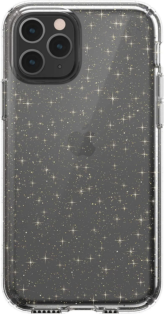 Speck Presidio Clear Gold Glitter Hard Anti Scratch Case Cover for iPhone 11 Pro My Outlet Store