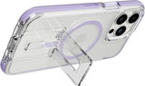 Tech21 iPhone 14 EvoCrystal Kick MagSafe Kickstand Case Lilac/Clear My Outlet Store