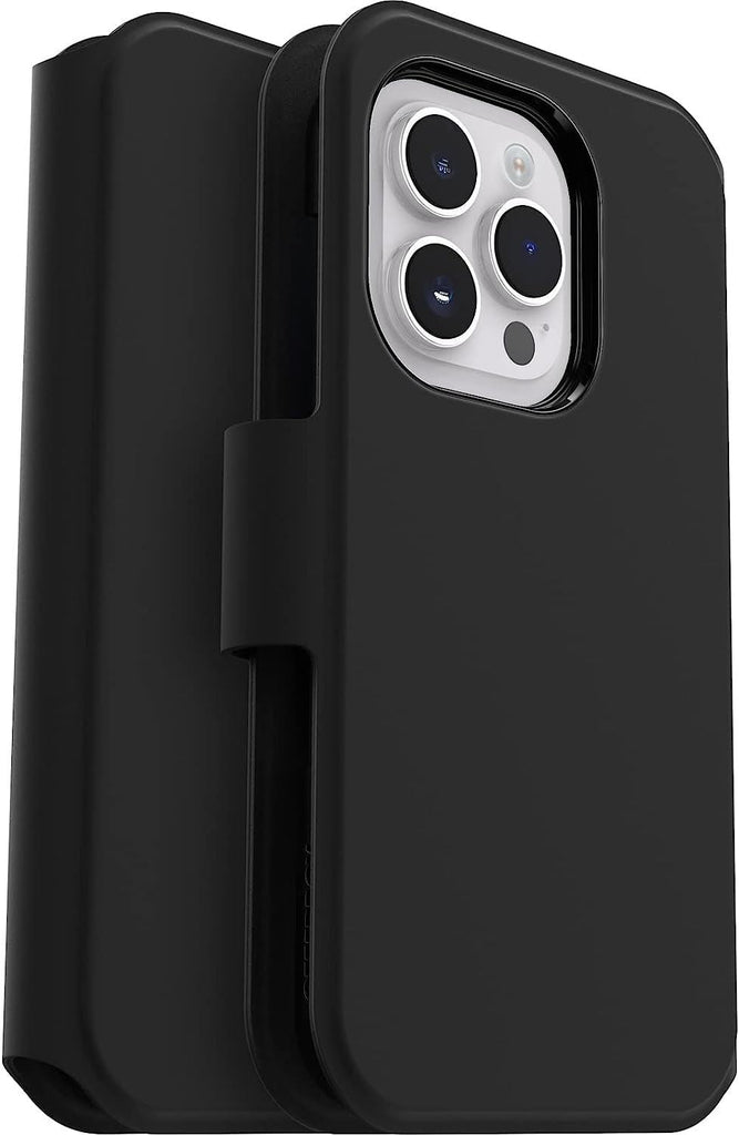 Otterbox Strada Via Slim Folio Case Cover for Apple iPhone 14 Pro - Black My Outlet Store