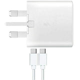 Genuine Samsung Super Fast Charging Adaptive UK Wall Plug & Type C Cable/Lead for Galaxy Note 10, S10 Series & A Series My Outlet Store Ltd.