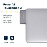 CANYON Type C USB Thunderbolt 3 Hub with 3.0 Port, 4K HDMI, TF and SD Card Reader Slot, and Ultra-Fast Charging and Data Syncing, Compatible with MacBook Pro and Air My Outlet Store Ltd.