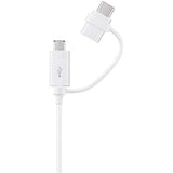 Samsung Original Combo Charge and Sync USB-C/Micro USB Cable - White My Outlet Store Ltd.