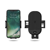 XQISIT Premium Wireless Car Charger 2in1 Qi Holder with Infrared Sensor Lock and One-Touch Release, Auto-Clamping 10W Fast Charging Air Vent Holder for Wireless Charging Phones My Outlet Store Ltd.