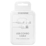 Samsung Original Combo Charge and Sync USB-C/Micro USB Cable - White My Outlet Store Ltd.