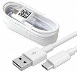 Genuine Original Samsung Fast Charging USB-A to USB-C Type C Charge and Sync Cable For Mobile Phones and Tablets (White Lead ONLY) My Outlet Store Ltd.