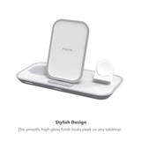 ZAGG mophie 3-in-1 Wireless Charging Stand, Up to 7.5W, Charge 3 devices, Compatible with iPhones, AirPods, Apple Watch, Qi-Enabled Devices, Black My Outlet Store Ltd.