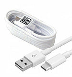 Genuine Samsung® Original Fast Charging USB-A to USB-C Type C Charge and Sync Cable For Mobile Phones and Tablets - [TYPE C WHITE] My Outlet Store Ltd.