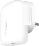 Belkin 30W USB C Wall Charger with PPS, PowerDelivery, USB-IF Certified PD 3.0 Fast Charging for iPhone 14/14 Plus, Pro, Pro Max, Galaxy S22 Ultra, Plus, iPad, Tab S7, AirPods and More My Outlet Store Ltd.