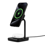 ChargeBase 2-in-1 Magnetic Wireless Charging Stand, Qi2 Compatible, Black My Outlet Store Ltd.