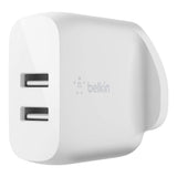 Belkin Boost Charge Dual USB-A Wall Charger 24W + USB-A to Micro-USB Cable (For Smartphones, Tablets, Wireless Headphones, Power Banks, Portable Speakers and more) | WCE002my1MWH My Outlet Store Ltd.