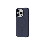 Tech21 Evo Check case for iPhone 15 Pro - Compatible with MagSafe - Impact Protection Case - Midnight Blue My Outlet Store Ltd.