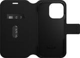 Genuine OtterBox Apple iPhone 14 Pro Max Folio Wallet Strada Via Case - Black My Outlet Store