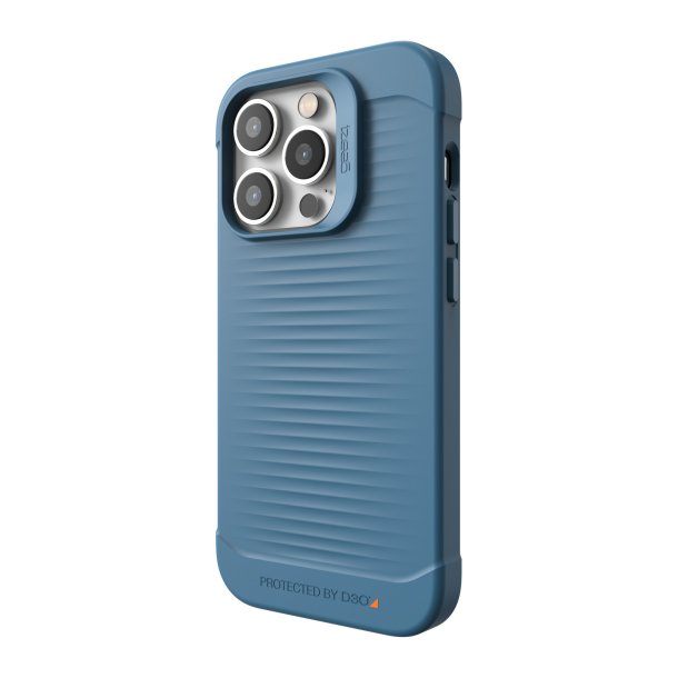 GEAR4 Havana iPhone 14 Pro Drop Protection Back Case - Blue My Outlet Store