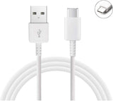 Genuine Original Samsung Fast Charging USB-A to USB-C Type C Charge and Sync Cable For Mobile Phones and Tablets (White Lead ONLY) My Outlet Store Ltd.