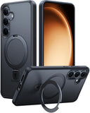 TORRAS Case Suitable for Samsung Galaxy S25 - UPro Ostand Pro - Compatible with MagSafe / Qi2 - Back Cover with Magnet - 360° Rotatable Ring Stand - Black My Outlet Store Ltd.