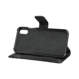 Bugatti Compatible with iPhone X/XS Case Booklet Flip Cover with Card Slots - Black My Outlet Store Ltd.