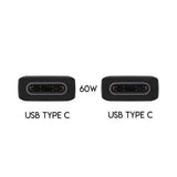 Glitzy Gizmos Original EP-TA800UBE Black 25W Super Fast Charging Type C to Type C Mobile Phone Mains Plug/Wall Charger My Outlet Store Ltd.