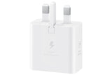 Samsung Galaxy Official 25W Super Fast Charging Travel Adapter (without USB-C to C Data Cable), White My Outlet Store Ltd.