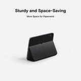 MOFT Adjustable Tablet Stand for Desk, Leather Folio iPad Tablet Stand Holder Magnetic Cover with Multiple Viewing Angles, Auto Wake/Sleep, Compatible with iPad mini 6 My Outlet Store Ltd.