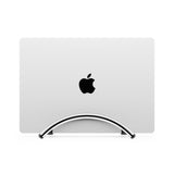 Twelve South BookArc Flex Chrome | Compact Laptop Stand for Comfortable Desktop Setup, Saves Space While Allowing Connection to Larger Display, Silicone Insert My Outlet Store Ltd.