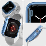 Spigen Thin Fit Case Compatible with Apple Watch 7 45mm - Metallic Blue My Outlet Store Ltd.