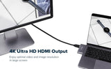 CANYON Type C USB Thunderbolt 3 Hub with 3.0 Port, 4K HDMI, TF and SD Card Reader Slot, and Ultra-Fast Charging and Data Syncing, Compatible with MacBook Pro and Air My Outlet Store Ltd.
