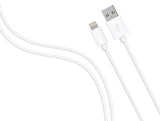 Fresh Connect Apple iPhone Lightning 1M Charging Cable for Apple iPhone 14, 14 Pro, 13, 13 Pro, 12, 12 Mini, SE, 11, XS, XR, X, 8, 7, 6, 5, iPad, Airpods Pro - White My Outlet Store Ltd.