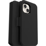 OtterBox Strada Via Case for iPhone 14, Shockproof, Drop Proof, Slim, Soft Touch Protective Folio Case with Card Holder, 2x Tested to Military Standard, Black My Outlet Store Ltd.