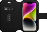 OtterBox Strada Via Case for iPhone 14, Shockproof, Drop Proof, Slim, Soft Touch Protective Folio Case with Card Holder, 2x Tested to Military Standard, Black My Outlet Store Ltd.