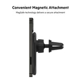 Belkin MagSafe Compatible Car Phone Magnetic Charging Mount, Air Vent Phone Holder and Charger for iPhone 13, 12, Pro, Pro Max, Mini (Power Supply Included) My Outlet Store Ltd.