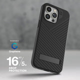 ZAGG Denali Snap KS Graphene-Reinforced Case with Kickstand for (Multiple Devices), MagSafe Compatible, Dual Layer Design, Shockproof Phone Back Cover My Outlet Store Ltd.