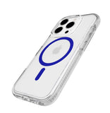 tech21 FlexQuartz MagSafe Compatible Case for Apple iPhone 16 Pro - Electric Blue - 16ft Drop Protection - Biodegradable - Clear Design with UV Resistance My Outlet Store Ltd.