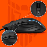 LIOCAT WILD Game MX 357C Optical LED Gaming Mouse with 6 Function Buttons and 800/1200/1600/2400 DPI RGB Lighting My Outlet Store Ltd.