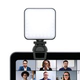 Xqisit Laptop Lamp Clip Camera LED Light USB-C Adjustable - Black My Outlet Store Ltd.