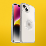 OtterBox Otter+Pop Case iPhone 14 Plus, Shockproof, Drop Proof - Clear My Outlet Store