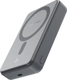 HUNE Halcon W10 Magnetic Lock Wireless Power Bank 10,000mAh Grey/Black My Outlet Store
